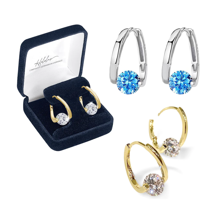 🔥LAST DAY SALE-80% OFF)Histone™Lymphvity MagneTherapy Germanium Earrings