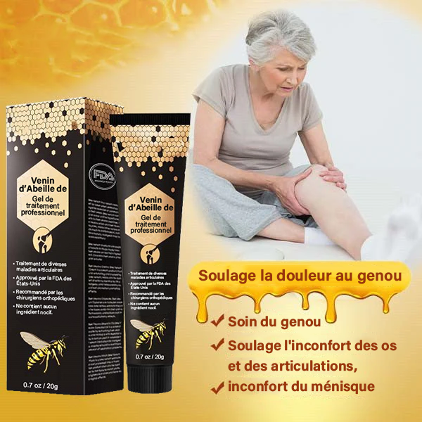 đ Gel Articulaire au Venin dâAbeille de Nouvelle-ZĂ©lande (Extrait dâabeille de Nouvelle-ZĂ©lande â SpĂ©cialement formulĂ© pour soulager les douleurs articulaires et les troubles orthopĂ©diques)
