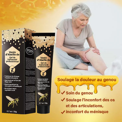 🐝 Gel Articulaire au Venin d’Abeille de Nouvelle-Zélande (Extrait d’abeille de Nouvelle-Zélande – Spécialement formulé pour soulager les douleurs articulaires et les troubles orthopédiques)